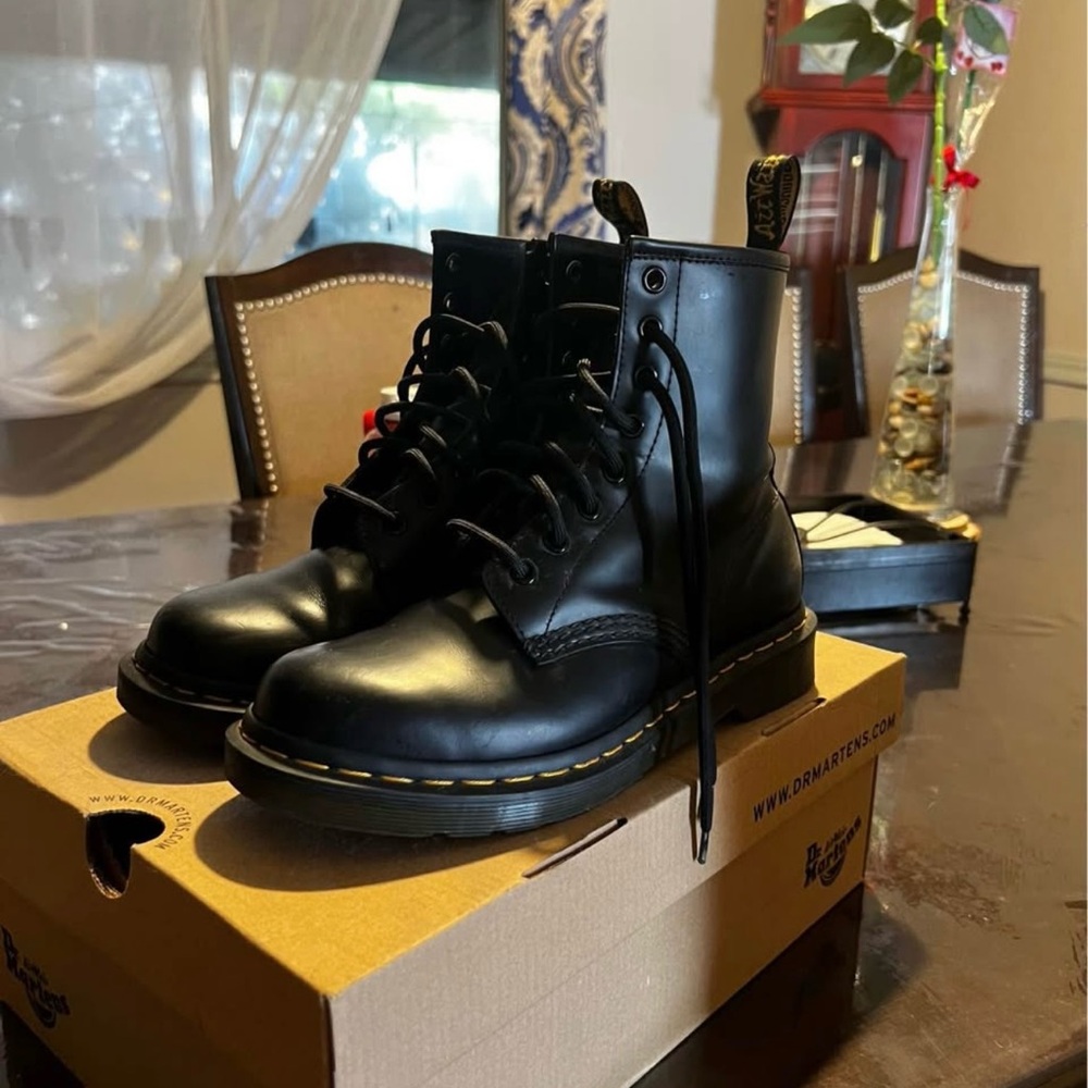 Dr. Martens Black Lace-Up Boots
